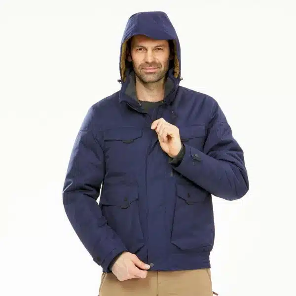 ABRIGO CHAQUETA DE INVIERNO QUECHUA SH 100 X-WARM HOMBRE AZUL (-10 °C)