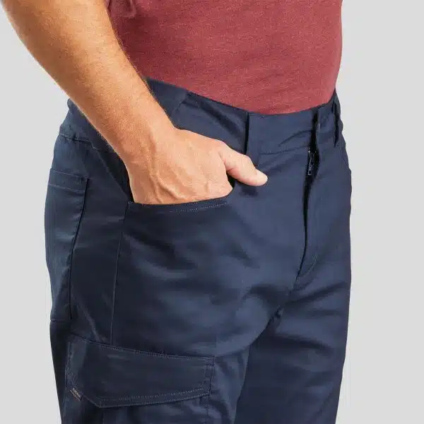 PANTALÓN DE MONTAÑA TREKKING QUECHUA NH100 HOMBRE AZUL - Imagen 5
