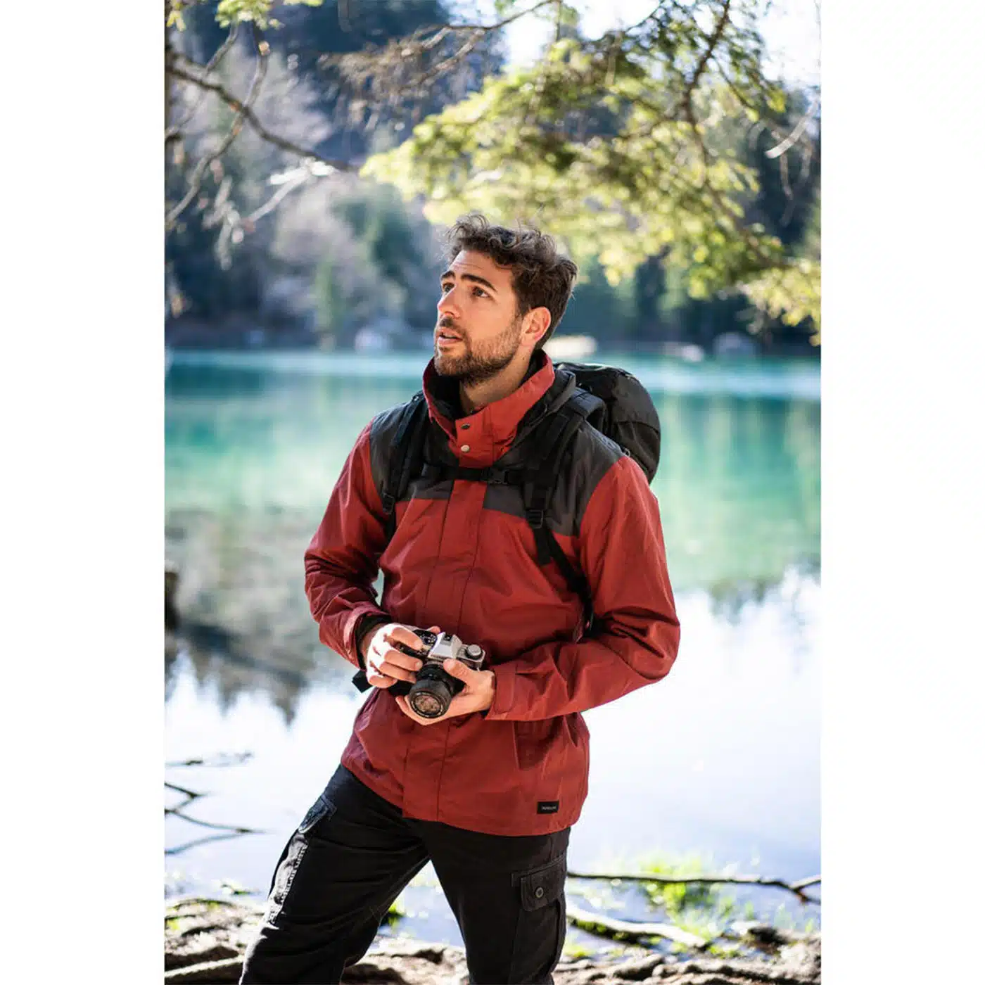 Casaca 3 en 1 impermeable travel 100 Forclaz (0 °C) - Imagen 9