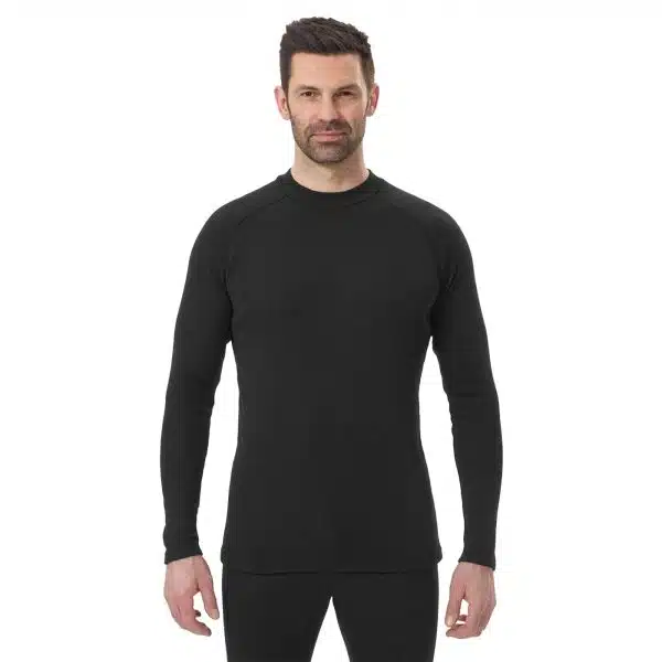 CAMISETA TÉRMICA INTERIOR DE ESQUÍ Y NIEVE HOMBRE SKY BL100 WED´ZE NEGRO