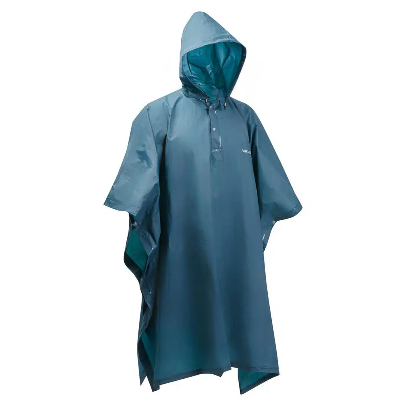 PONCHO IMPERMEABLE TREKKING MONTAÑA  ARPENAZ 10L GRIS TORMENTA UNISEX - Imagen 2