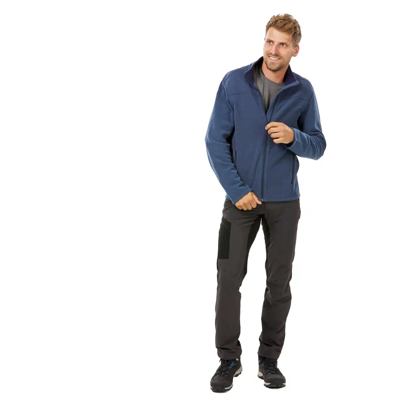 Casaca polar térmico full zip MH100 Quechua - Imagen 5