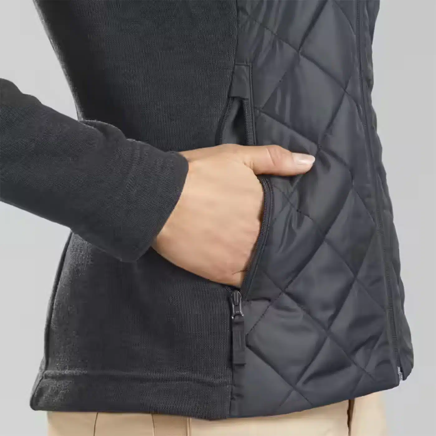 Casaca trekking hibrido NH100 Quechua - Imagen 5