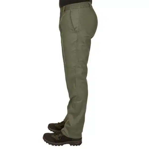PANTALÓN DE TREKKING Y CAZA STEPPE 100 HOMBRE VERDE SOLOGNAC - Imagen 3