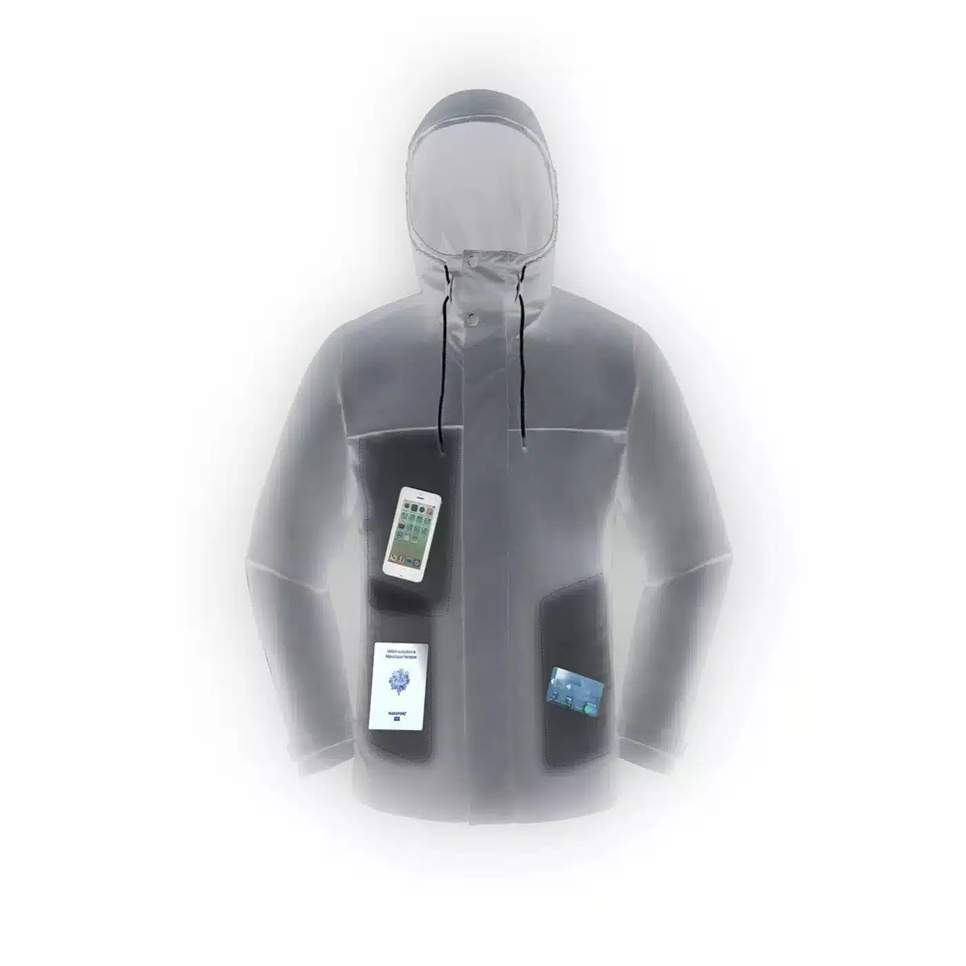 Casaca impermeable 3 en 1 (0 °C) Travel 100 Forclaz - Imagen 6