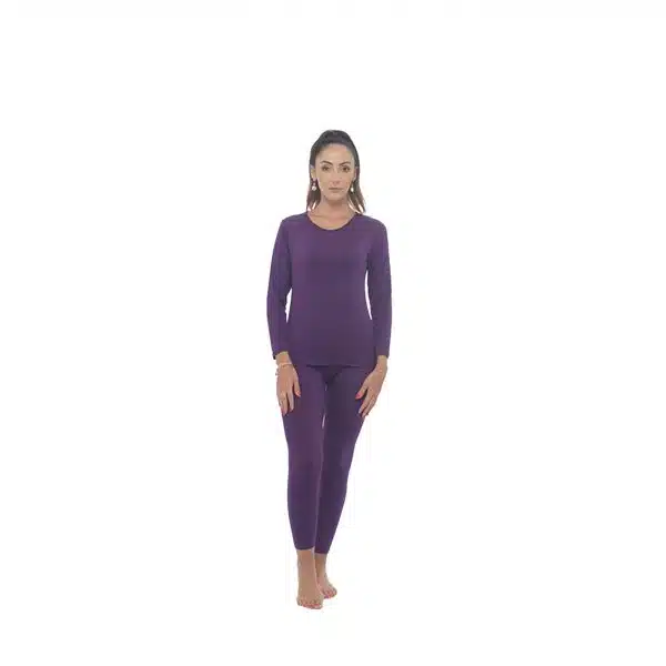 SET TÉRMICO PRIMERA CAPA WARM W100 MUJER SUMAQ VIOLETA - Imagen 3
