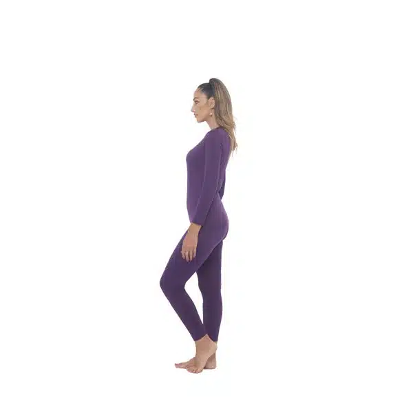 SET TÉRMICO PRIMERA CAPA WARM W100 MUJER SUMAQ VIOLETA - Imagen 4