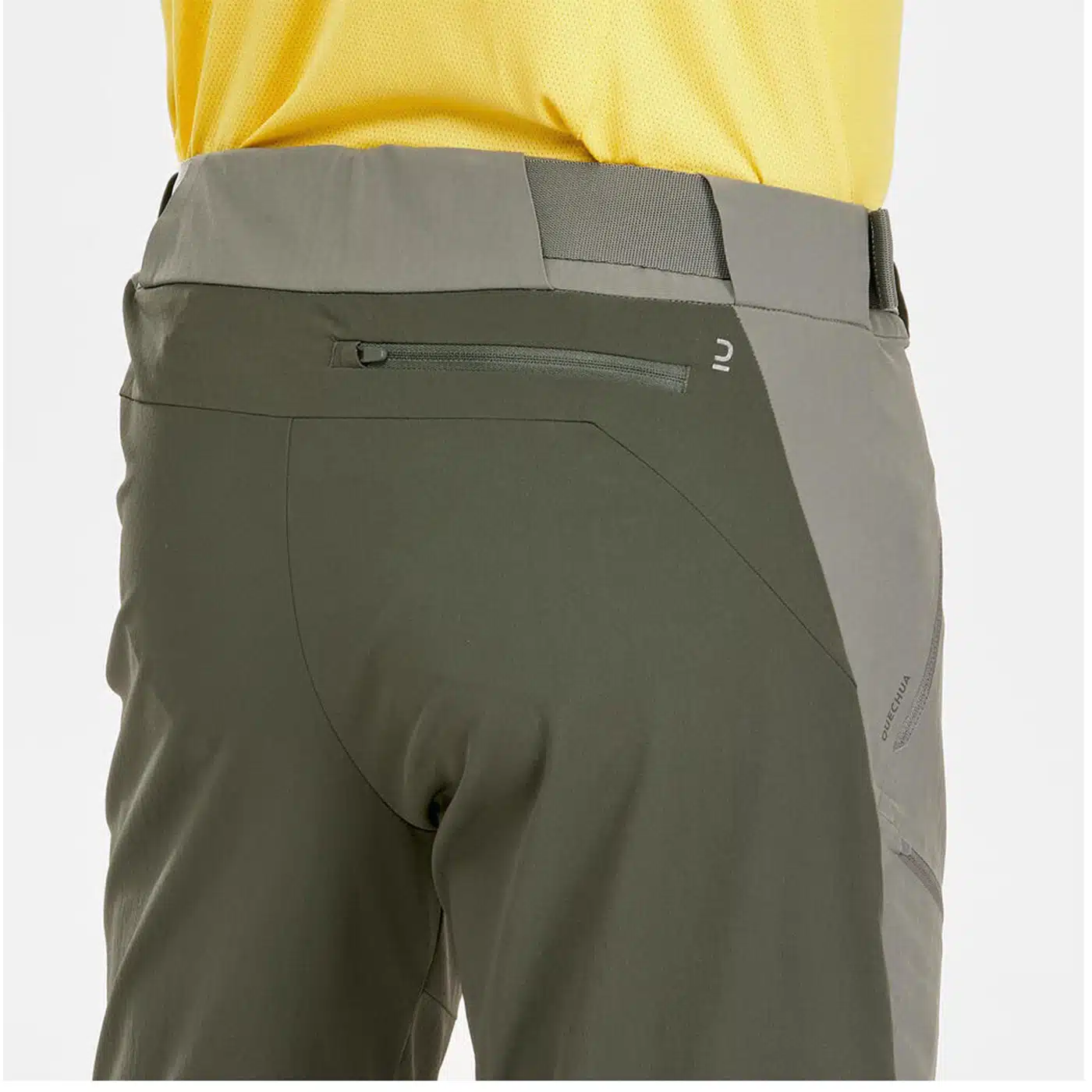 PANTALÓN TRANSFORMABLE MONTAÑA Y TREKKING HOMBRE QUECHUA MH550 CAQUI - Imagen 5