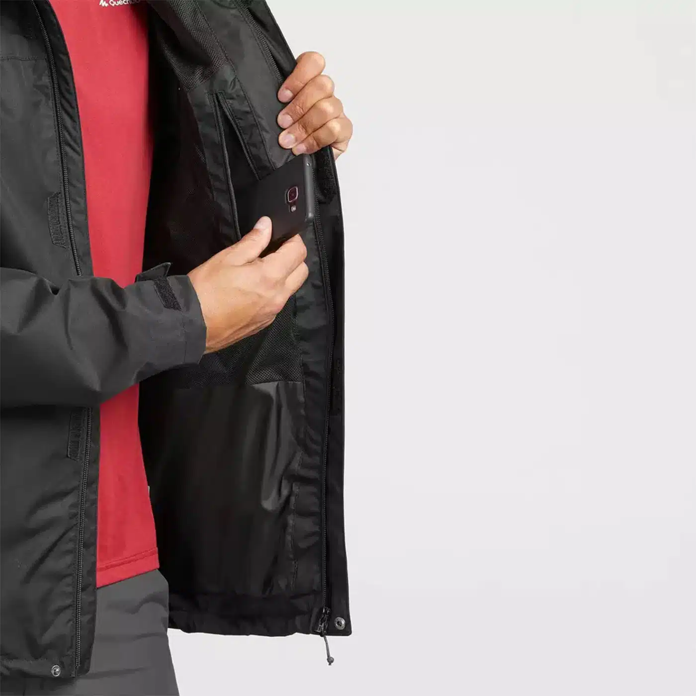 Casaca impermeable MH100 Quechua - Imagen 4