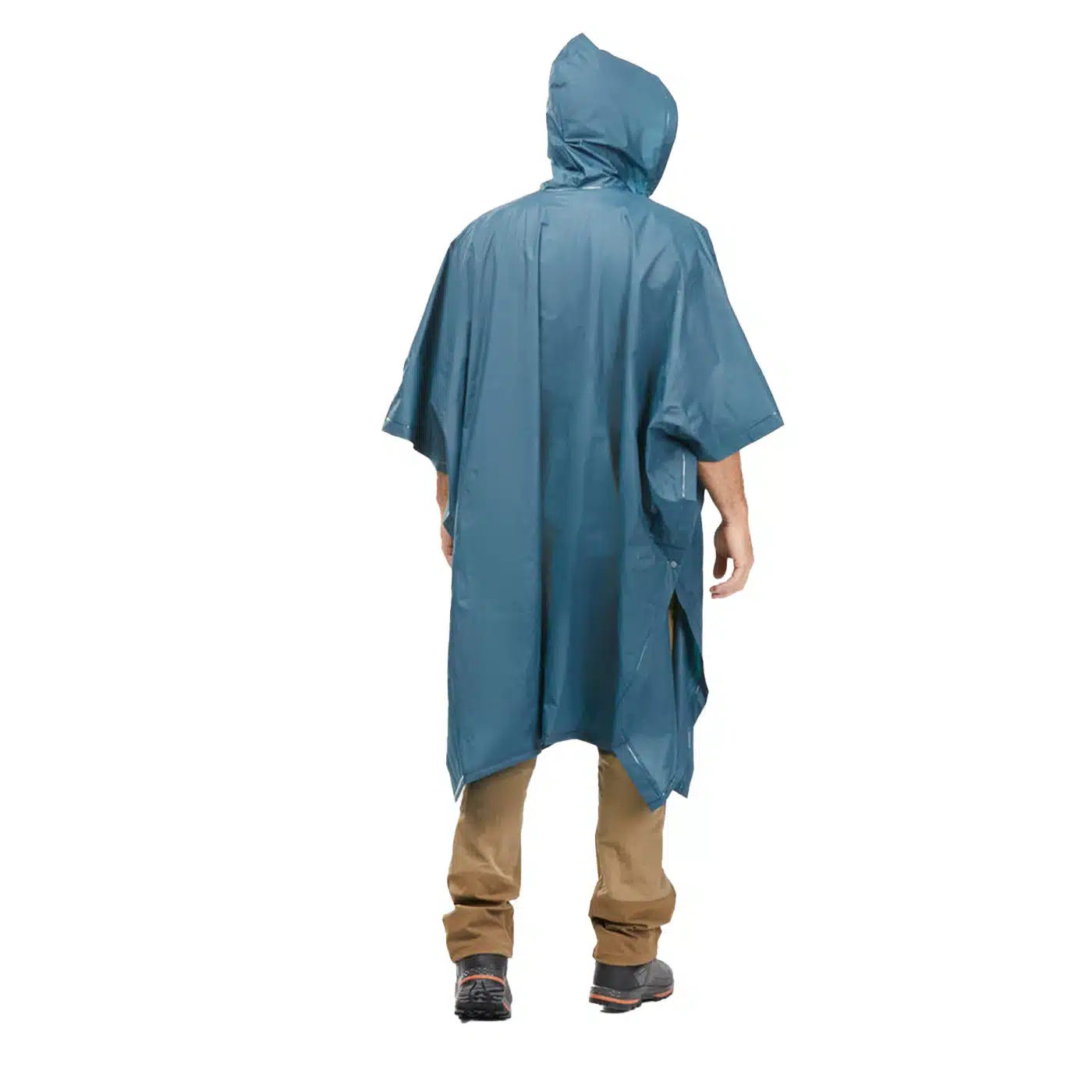 PONCHO IMPERMEABLE TREKKING MONTAÑA  ARPENAZ 10L GRIS TORMENTA UNISEX - Imagen 7