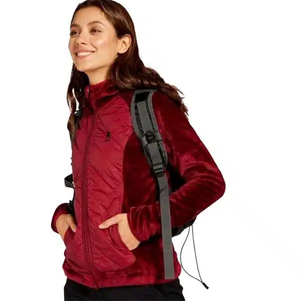 CASACA POLAR TREKKING Y MONTAÑA MUJER PAMPLONA BORIKEN