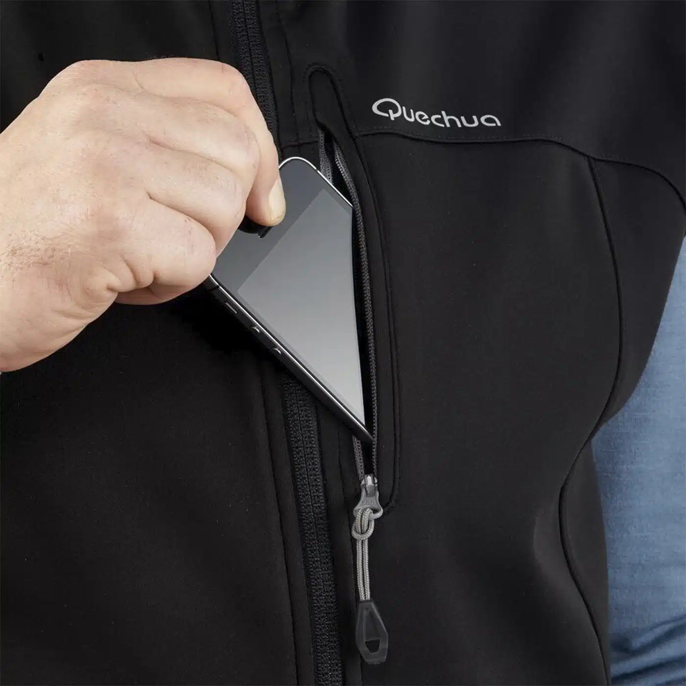 CHALECO CORTAVIENTO TREK100 QUECHUA - Imagen 4