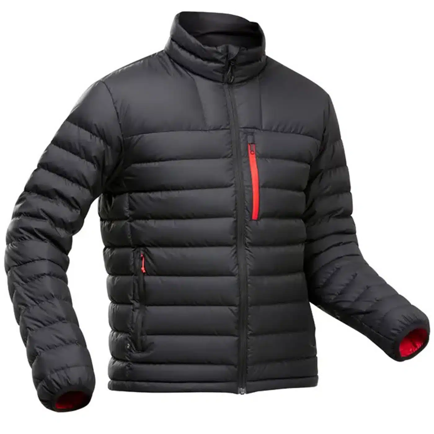 CHAQUETA PLUMIFERO MONTAÑA Y TREKKING FORCLAZ TREK 500 HOMBRE NEGRO (-10 °C) - Imagen 2