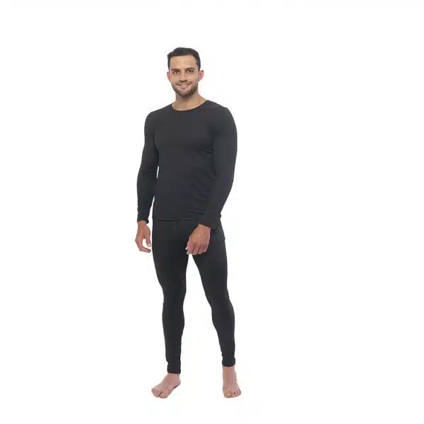 SET TÉRMICO PRIMERA CAPA WARM W100 HOMBRE SUMAQ NEGRO