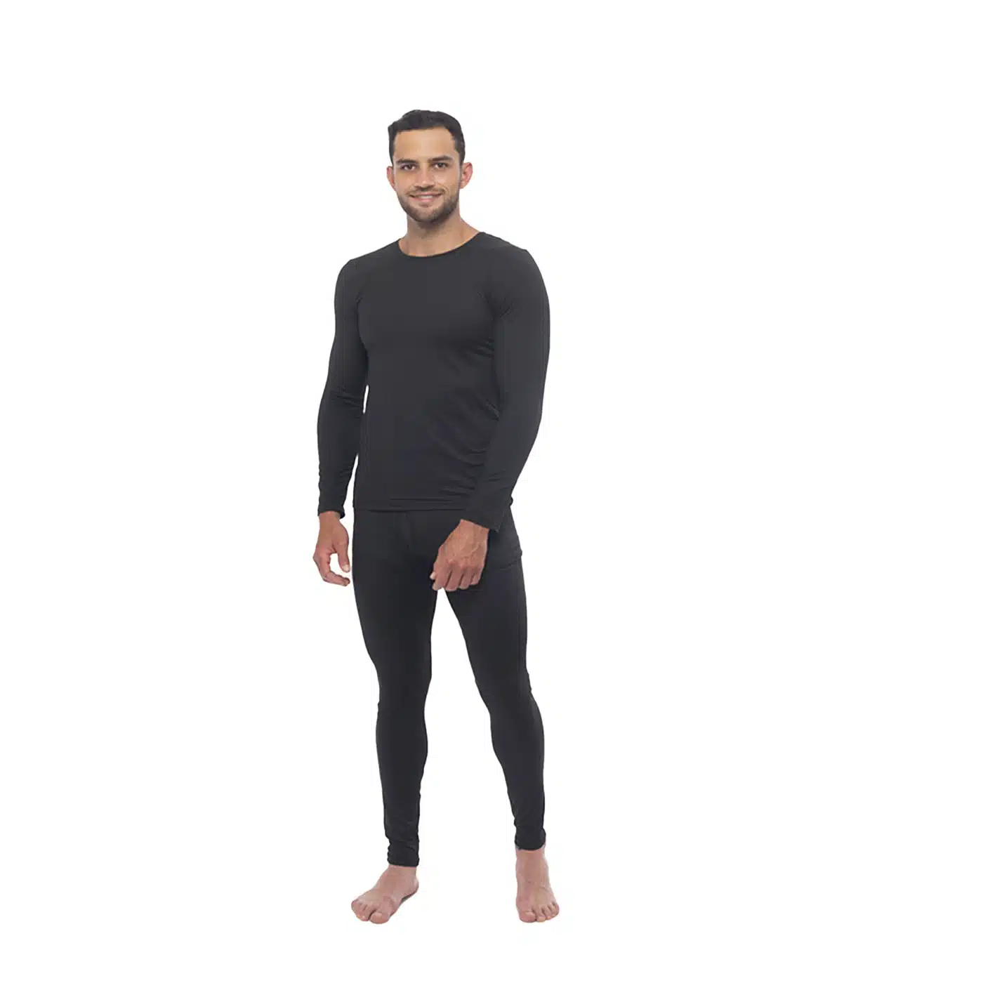 SET TÉRMICO PRIMERA CAPA WARM W100 HOMBRE SUMAQ NEGRO