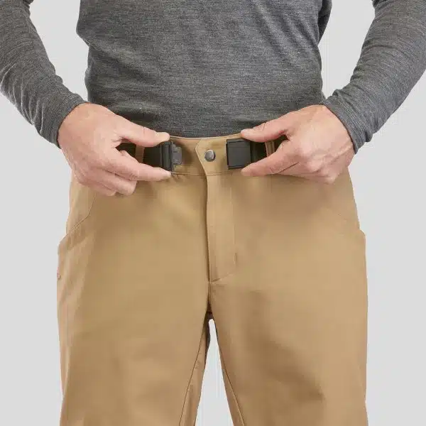 PANTALÓN DE HOMBRE DE MONTAÑA Y TREKKING INVIERNO QUECHUA SH100 X-WARM MARRÓN (-10 °C) - Imagen 4