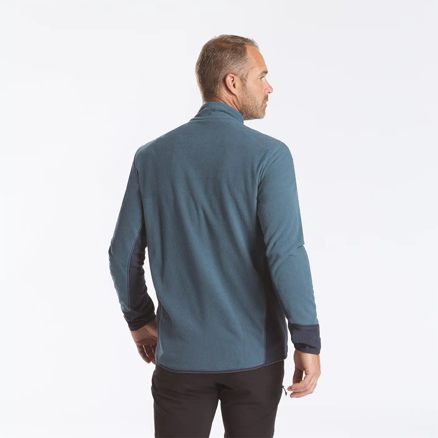 CASACA POLAR  TREKKING Y MONTAÑA QUECHUA MH520 HOMBRE GRIS TORMENTA - Imagen 5