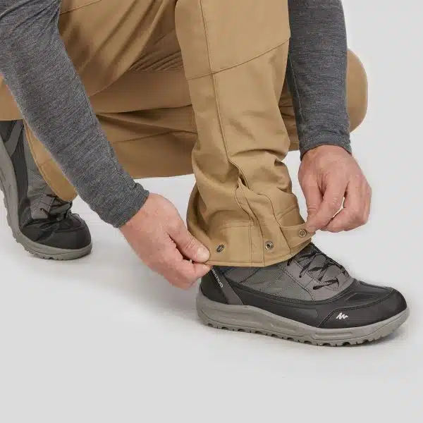 PANTALÓN DE HOMBRE DE MONTAÑA Y TREKKING INVIERNO QUECHUA SH100 X-WARM MARRÓN (-10 °C) - Imagen 6