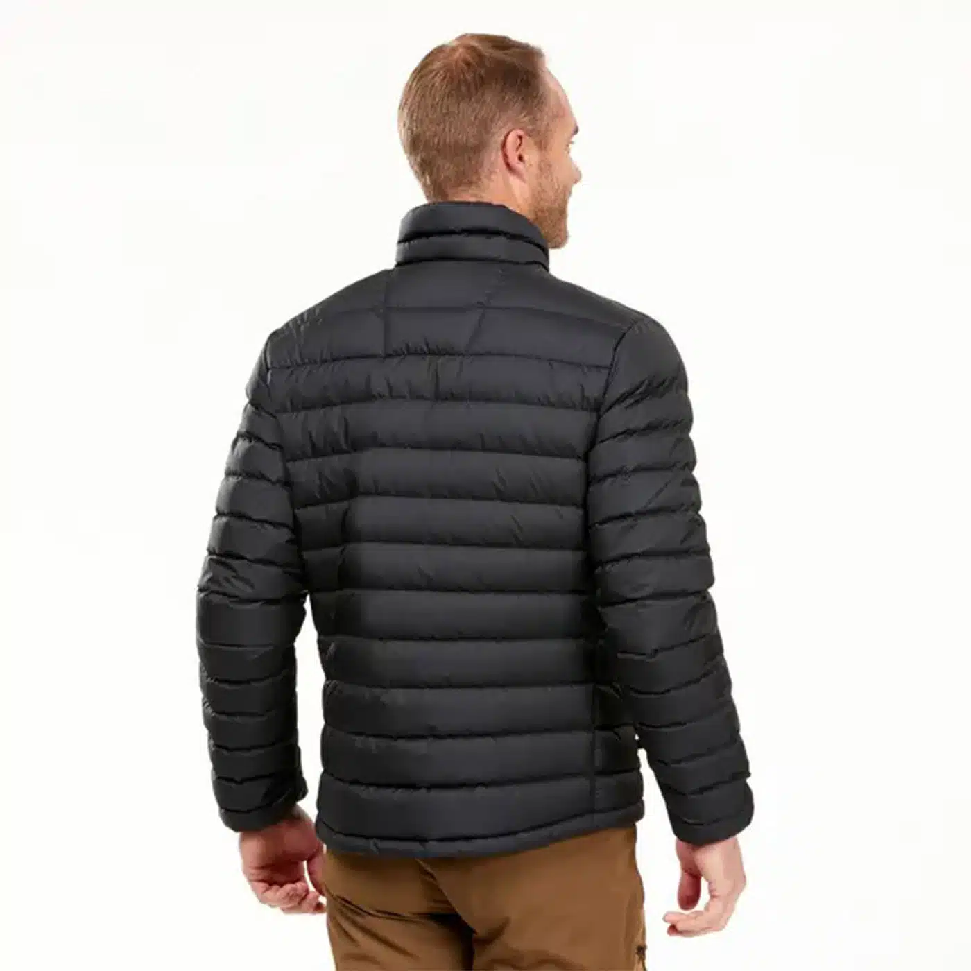 CHAQUETA PLUMIFERO MONTAÑA Y TREKKING FORCLAZ TREK 500 HOMBRE NEGRO (-10 °C) - Imagen 4