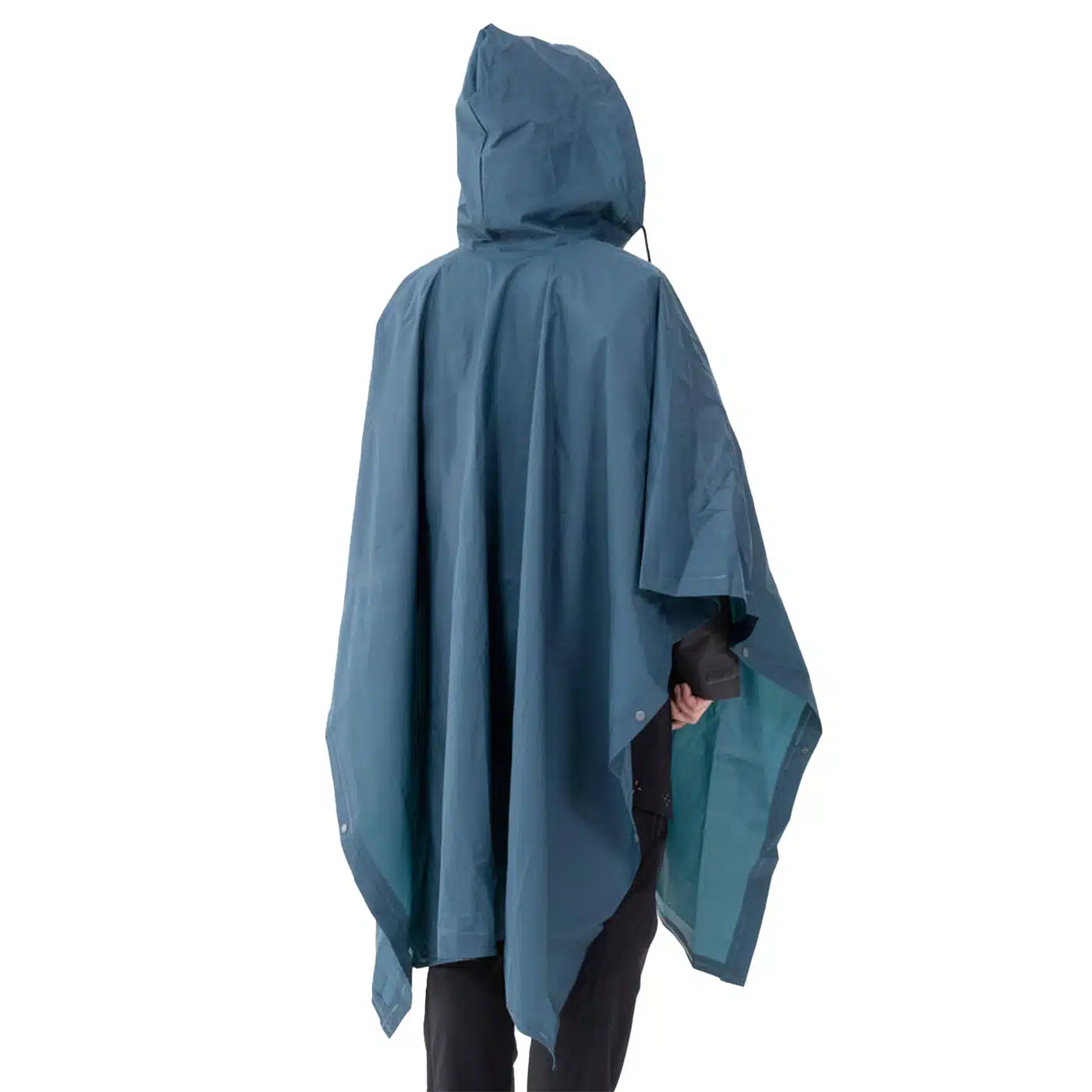 PONCHO IMPERMEABLE TREKKING MONTAÑA  ARPENAZ 10L GRIS TORMENTA UNISEX - Imagen 4