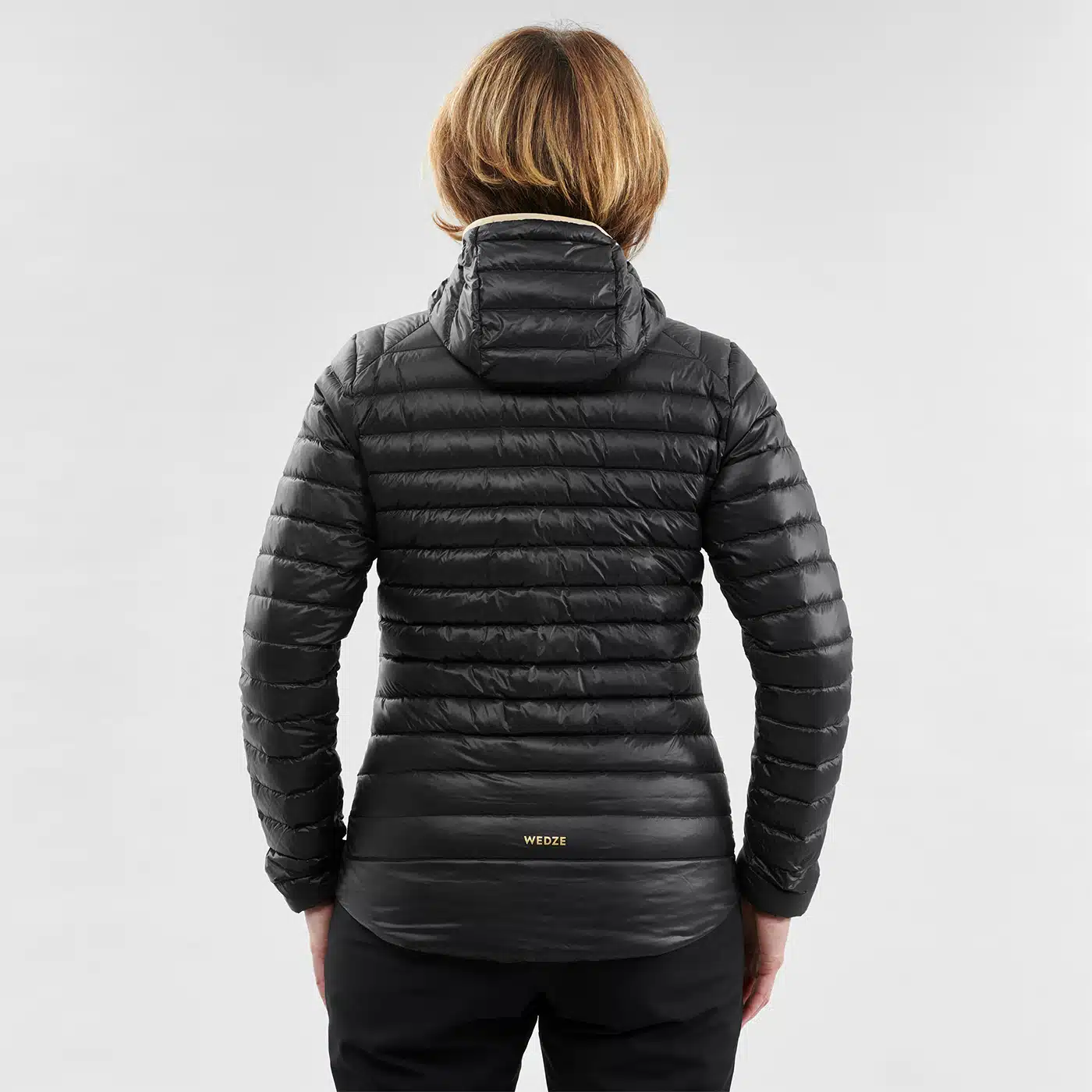 CHAQUETA ACOLCHADA DE ESQUÍ Y NIEVE MUJER WEDZE NEGRO - Imagen 3
