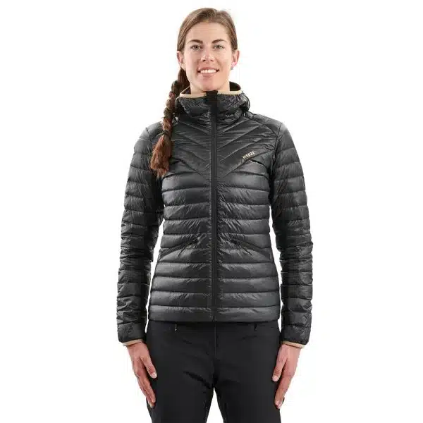 CHAQUETA ACOLCHADA DE ESQUÍ Y NIEVE MUJER WEDZE NEGRO