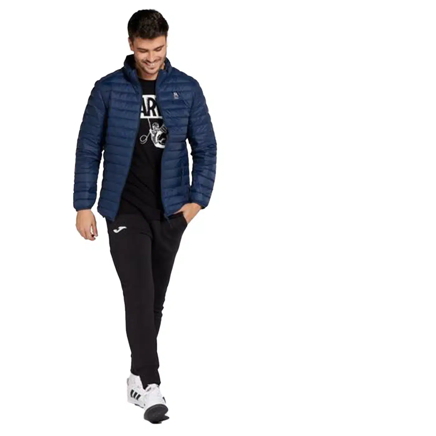 CHAQUETA TREKKING DE PLUMAS  BORIKEN HOMBRE AZUL - Imagen 3