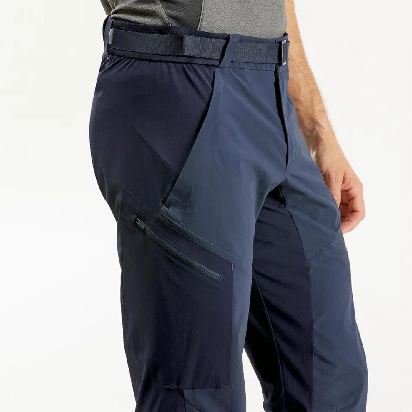 PANTALÓN DE MONTAÑA Y TREKKING HOMBRE QUECHUA MH500 AZUL - Imagen 3
