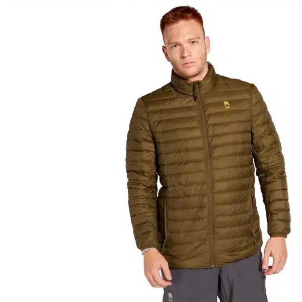 CHAQUETA TREKKING DE PLUMAS BORIKEN HOMBRE MARRÓN