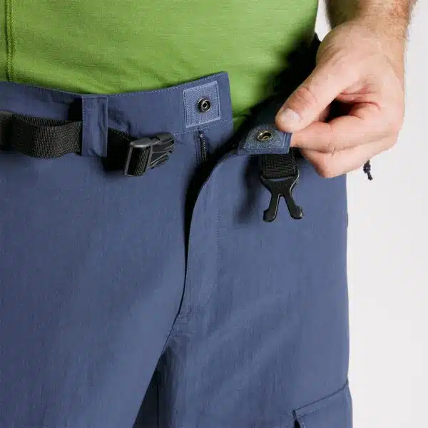 PANTALÓN DE MONTAÑA Y TREKKING RESISTENTE HOMBRE FORCLAZ MT500 AZUL - Imagen 4