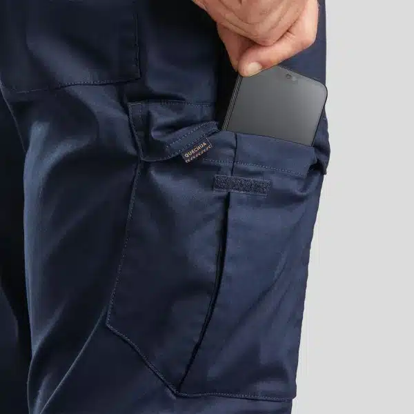 PANTALÓN DE MONTAÑA TREKKING QUECHUA NH100 HOMBRE AZUL - Imagen 6