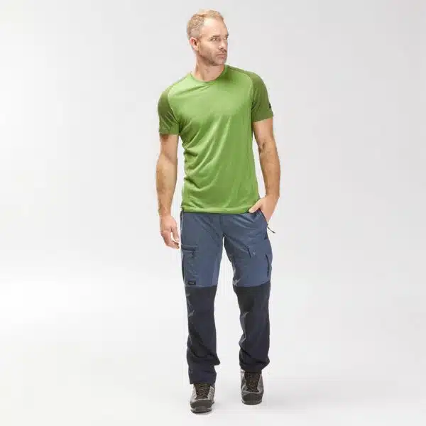 PANTALÓN DE MONTAÑA Y TREKKING RESISTENTE HOMBRE FORCLAZ MT500 AZUL - Imagen 6