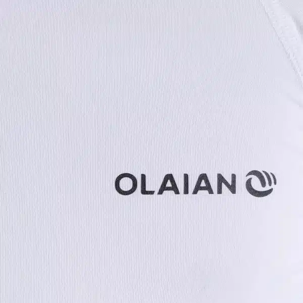 CAMISETA MANGA LARGA PROTECCIÓN SOLAR OLAIAN (UPF50+)  HOMBRE BLANCO SURF - Imagen 7
