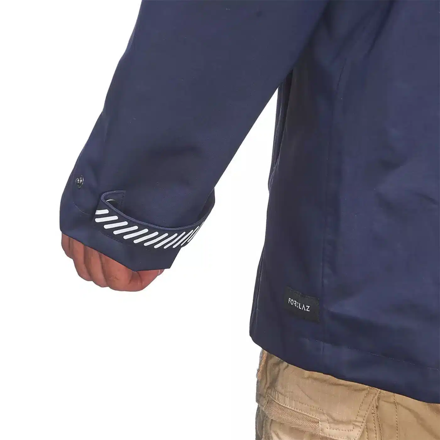 CHAQUETA 3 EN 1 TREKKING VIAJE FORCLAZ TRAVEL 100 HOMBRE AZUL - Imagen 6