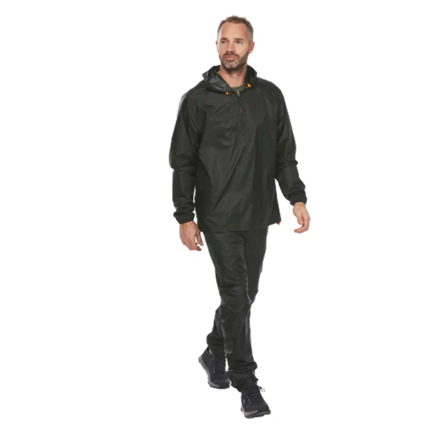 Casaca impermeable 1/2 zip Raincut Quechua - Imagen 2