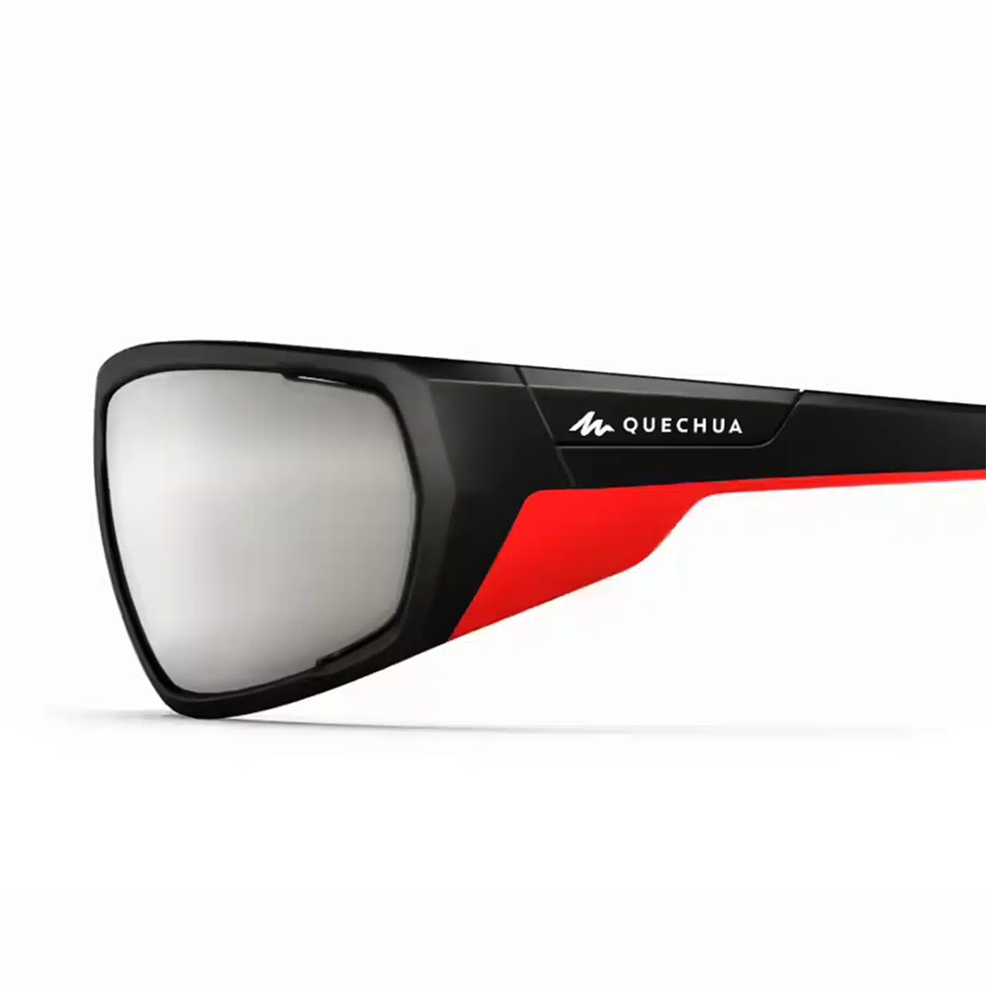 LENTES DE SOL POLARIZADAS TREKKING MONTAÑA QUECHUA MH570 ANTI UV CAT 4 NEGRO/ROJO - Imagen 5