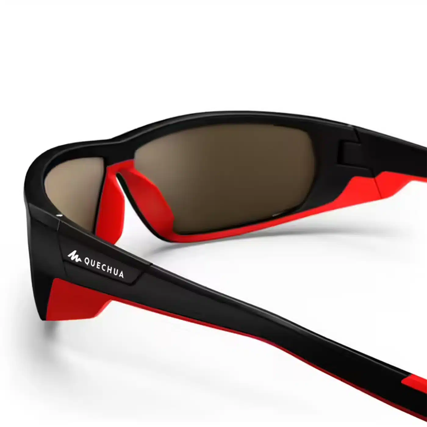 LENTES DE SOL POLARIZADAS TREKKING MONTAÑA QUECHUA MH570 ANTI UV CAT 4 NEGRO/ROJO - Imagen 7