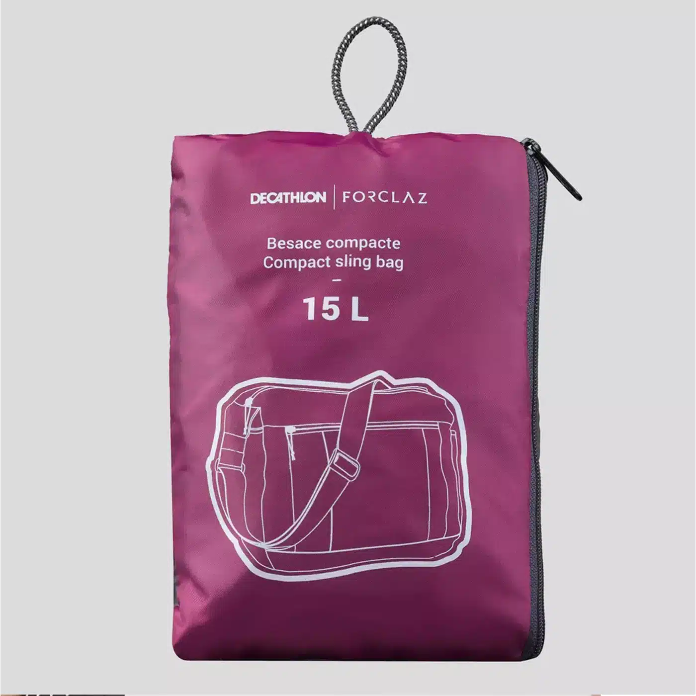 BOLSA TREKKING COMPACTA 15L FORCLAZ 100 - Imagen 5