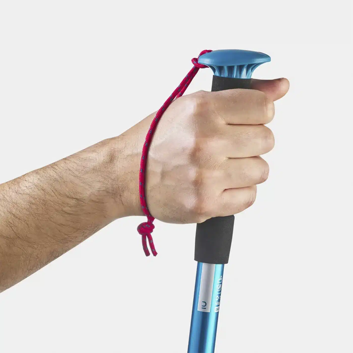 BASTÓN TREKKING Y MONTAÑA MT100 FORCLAZ AZUL OSCURO - Imagen 3