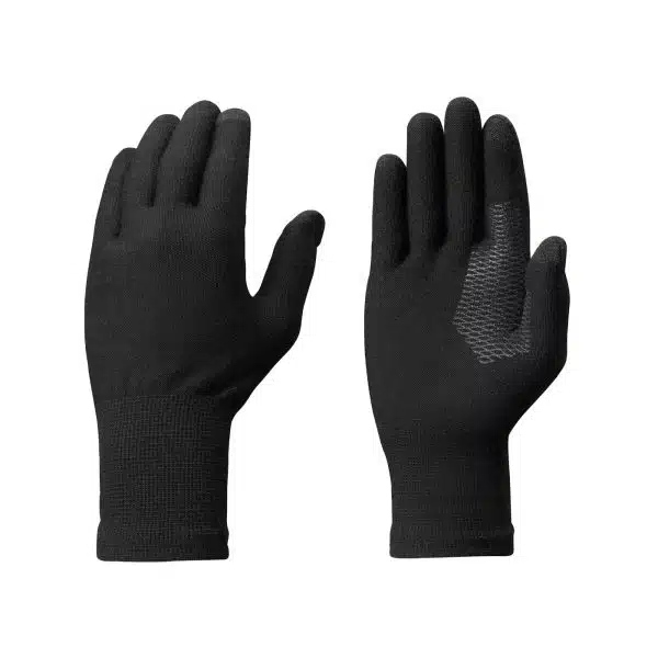 GUANTES INTERIORES TREKKING MONTAÑA TÁCTIL TREK 500 QUECHUA NEGRO
