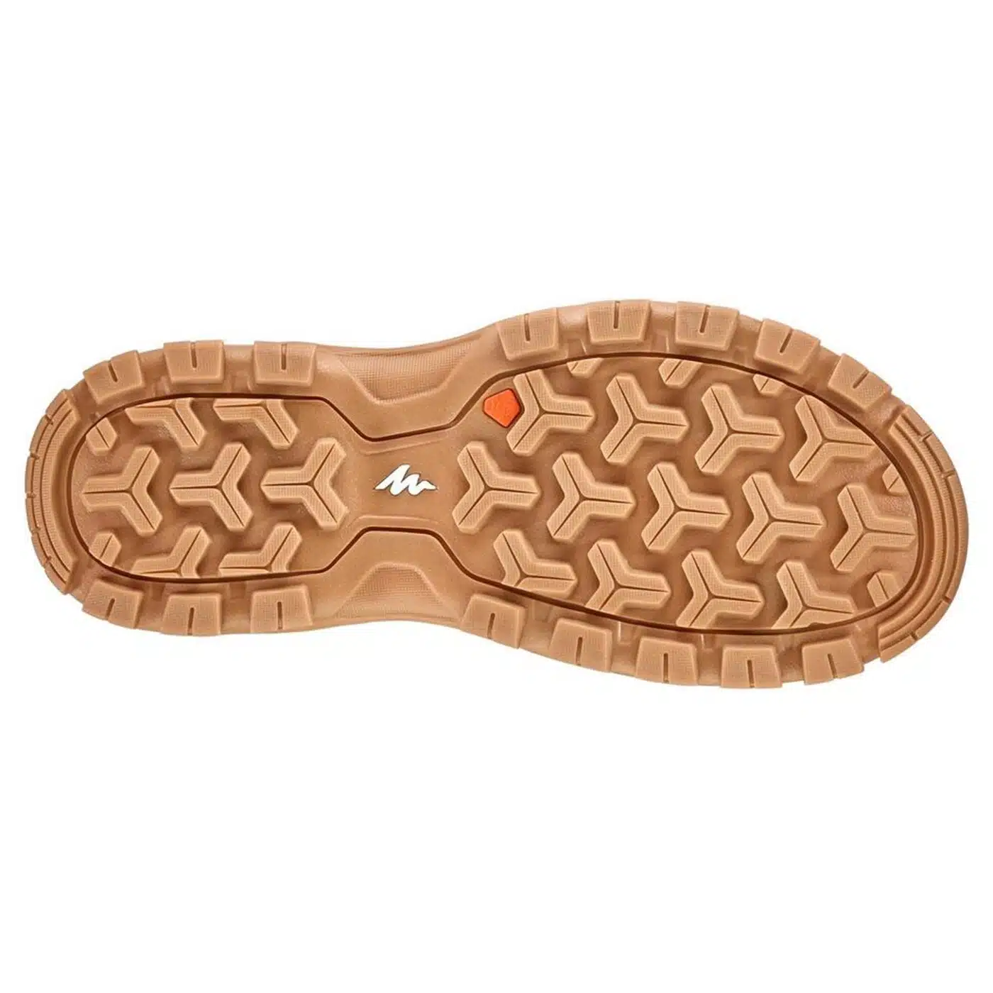 SANDALIA TREKKING MONTAÑA QUECHUA NH120 HOMBRE VERDE CAQUI PIEL - Imagen 7