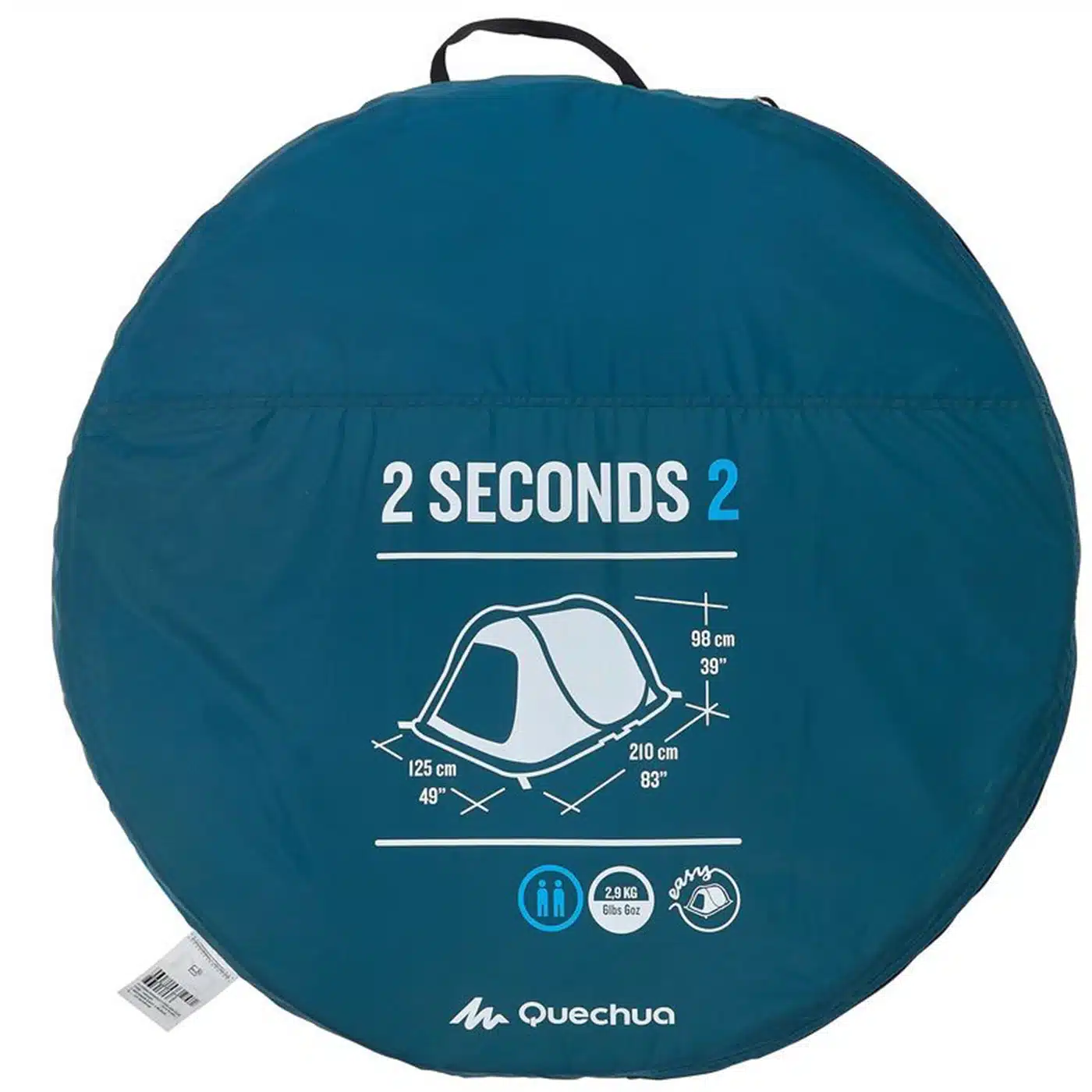 TIENDA DE CAMPAÑA QUECHUA 2 SEGUNDOS PARA 2 PERSONAS - Imagen 5