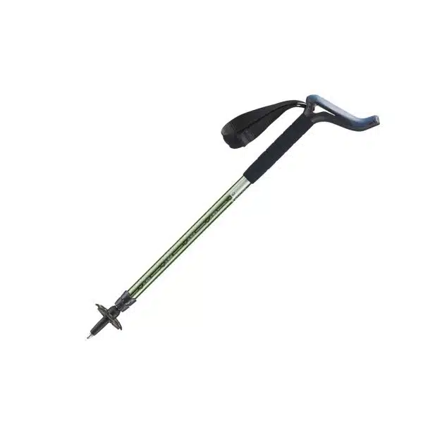 BASTÓN DE TREKKING ERGONÓMICO FORCLAZ MT100 TIPO CAÑA VERDE - ADULTO