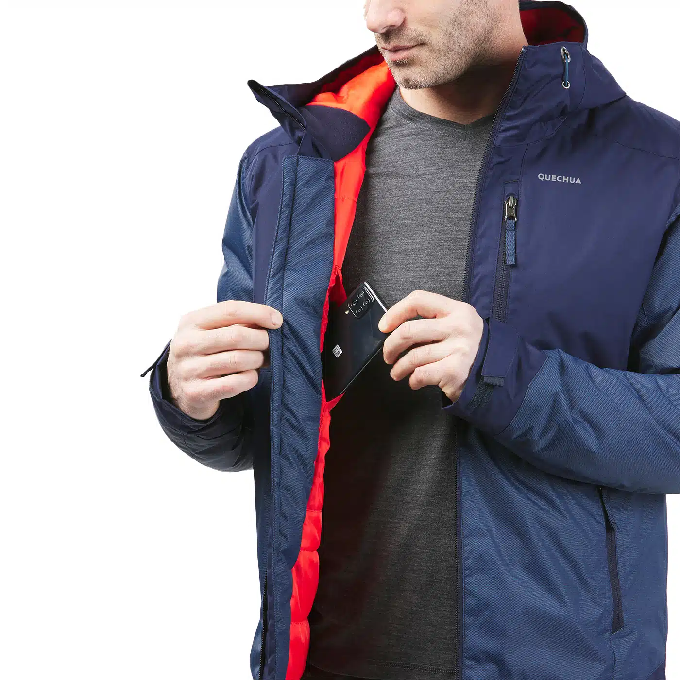 Casaca impermeable SH100 Xwarm Quechua (-10 °C) - Imagen 4