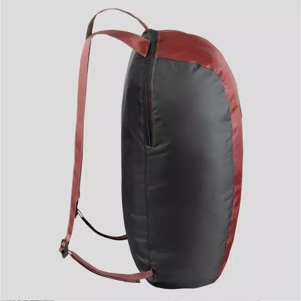 MOCHILA PLEGABLE DE MONTAÑA TREKKING VIAJE COMPACTO FORCLAZ MARRÓN 10L - 10L - Imagen 2