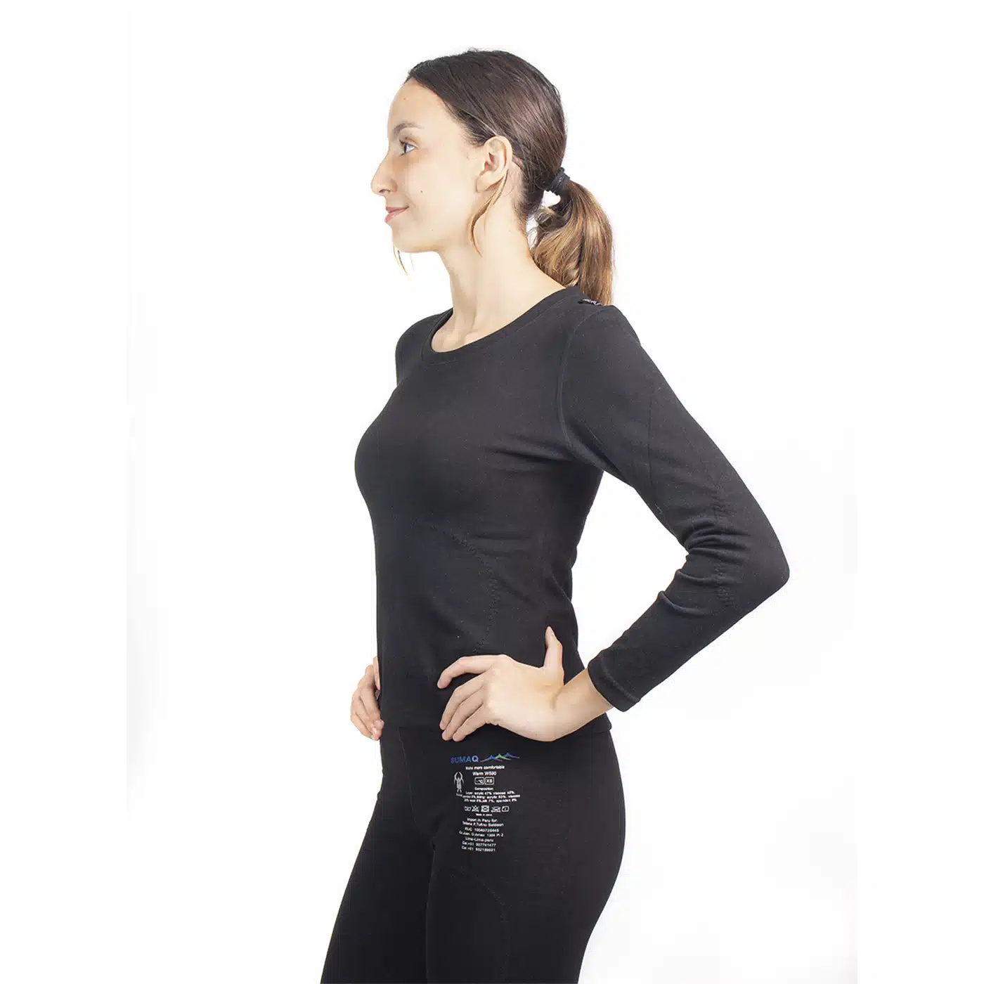 SET TÉRMICO PRIMERA CAPA NIEVE MUJER W590 XWARM SUMAQ - Imagen 5