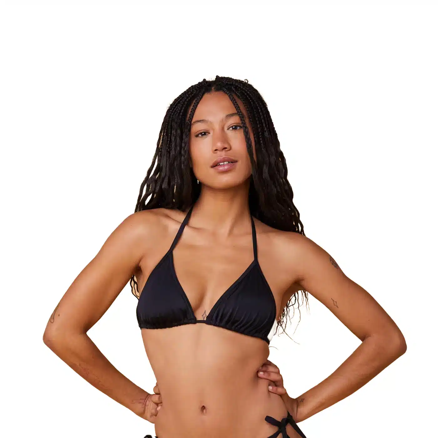 BRAGUITA + SUJETADOR LISA LAZOS SURF OLAIAN SOFY MUJER NEGRO - Imagen 2