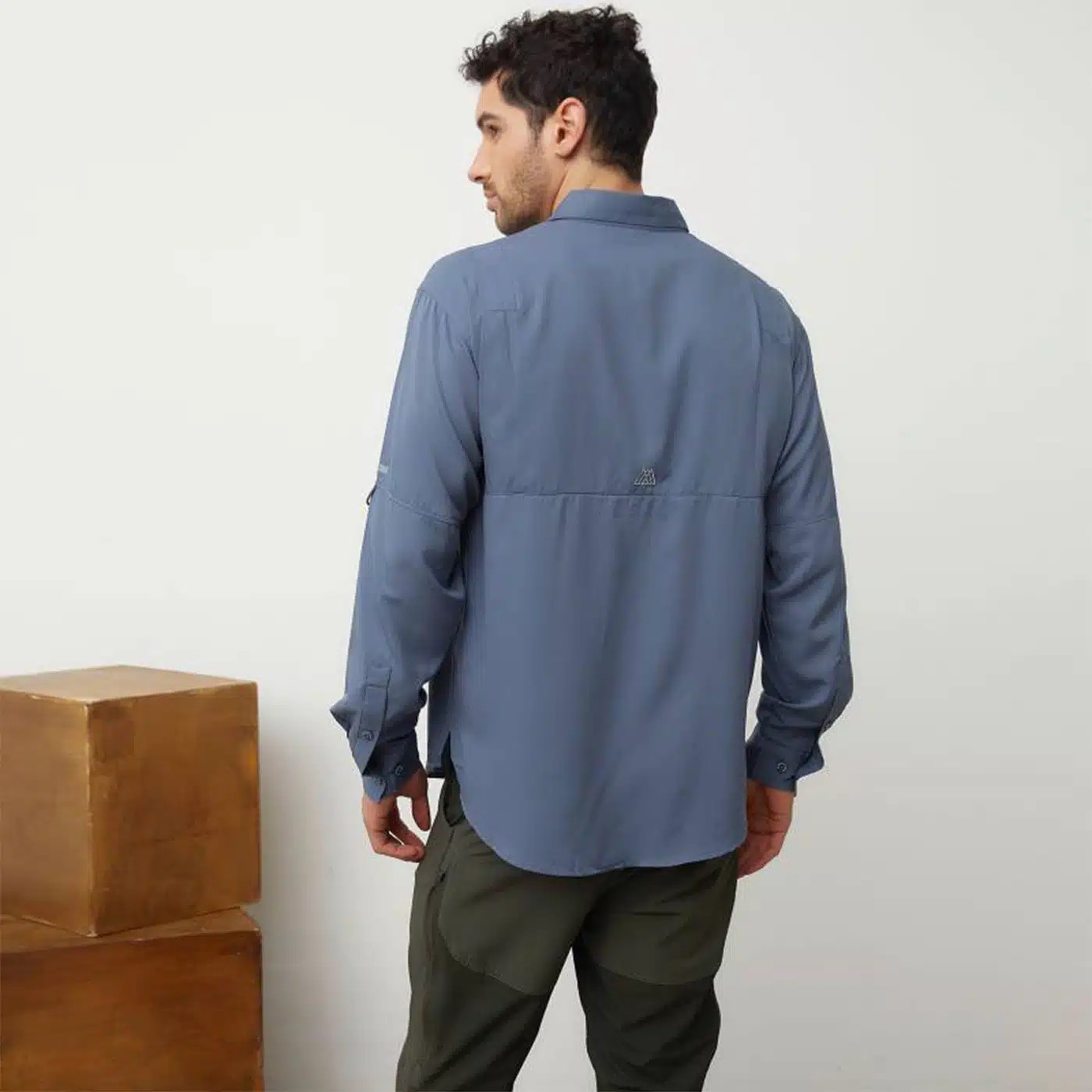 CAMISA TÁCTICA TREKKING MOUNTAIN GEAR X-PLOR AZUL ACERO - Imagen 3