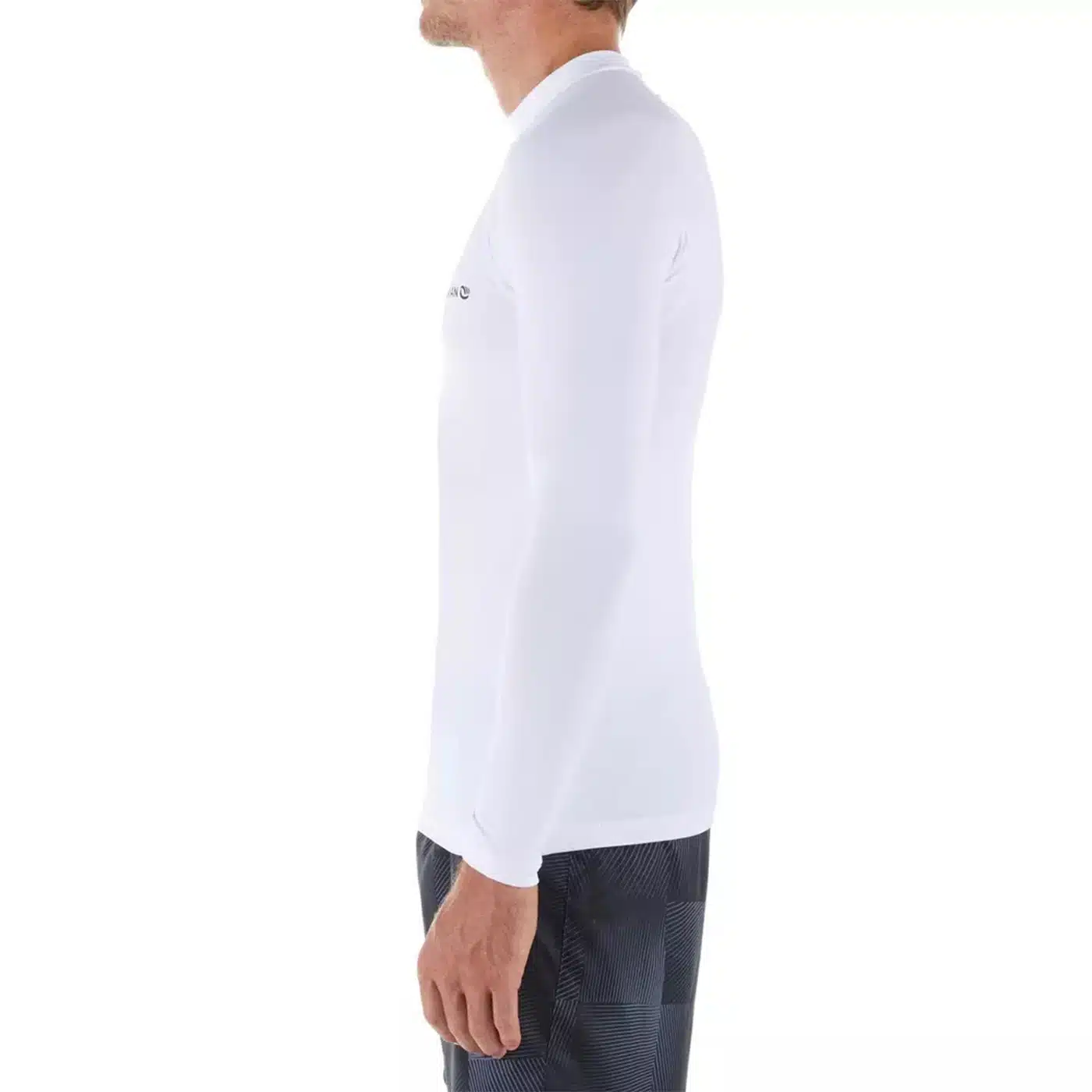 CAMISETA MANGA LARGA PROTECCIÓN SOLAR OLAIAN (UPF50+)  HOMBRE BLANCO SURF - Imagen 3