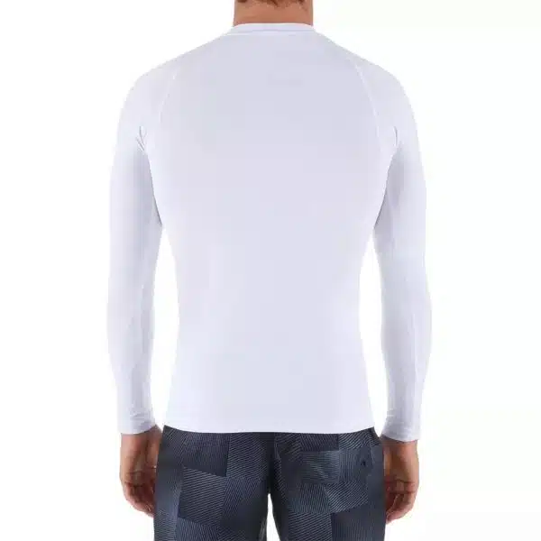 CAMISETA MANGA LARGA PROTECCIÓN SOLAR OLAIAN (UPF50+)  HOMBRE BLANCO SURF - Imagen 4